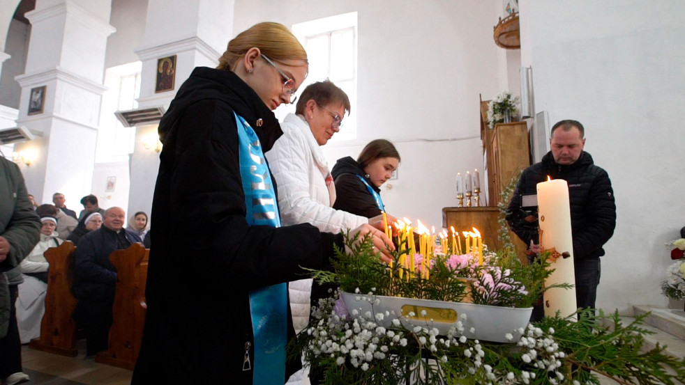 В Шклове в костеле святых апостолов Петра и Павла состоялось открытие мемориального алтаря