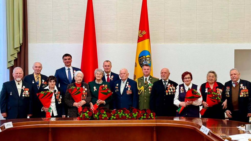 Душевная встреча руководства области с ветеранами Великой Отечественной войны прошла в Могилёве