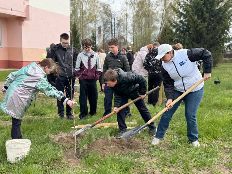 Активистки БСЖ Могилёвской области присоединились Республиканской акции «Яблоневый сад»