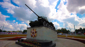 Символ героической обороны Могилёва — теперь на новой развязке проспекта Мира