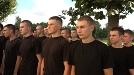 Показать силу и выносливость, адаптироваться к условиям курсантской жизни: новобранцы Могилёвского института МВД на учебном сборе-2025