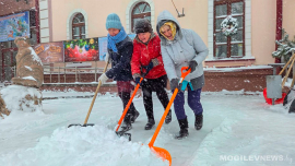 Коммунальники благодарят активных белорусов за помощь и поддержку в борьбе со стихией!